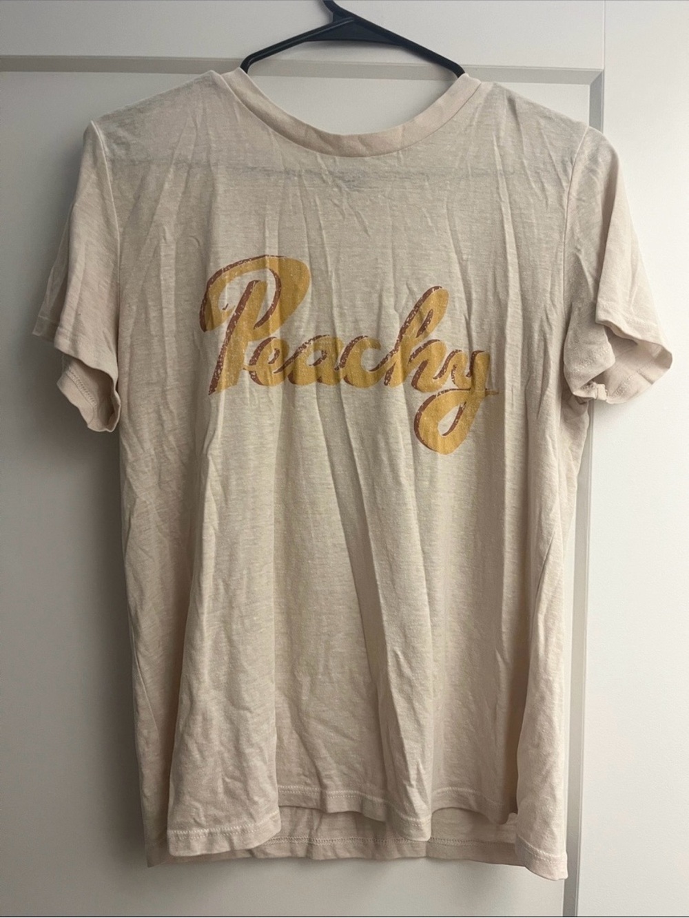 Blank Paige Peachy Cream, Yellow and Brown Tee Shirt
